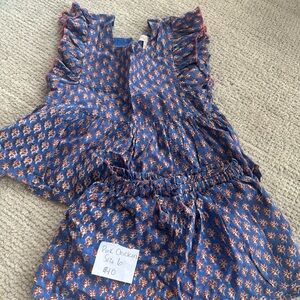 Pink Chicken Blue and Orange Kids Matching Set